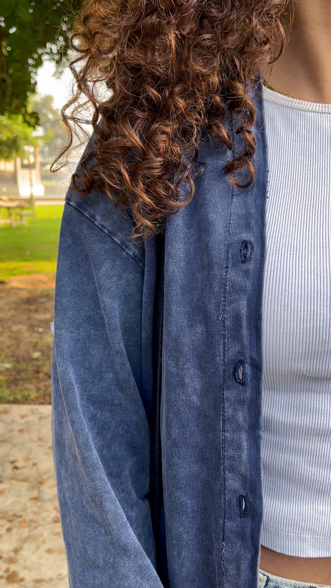 Washed Ripped Shirt - Image 6